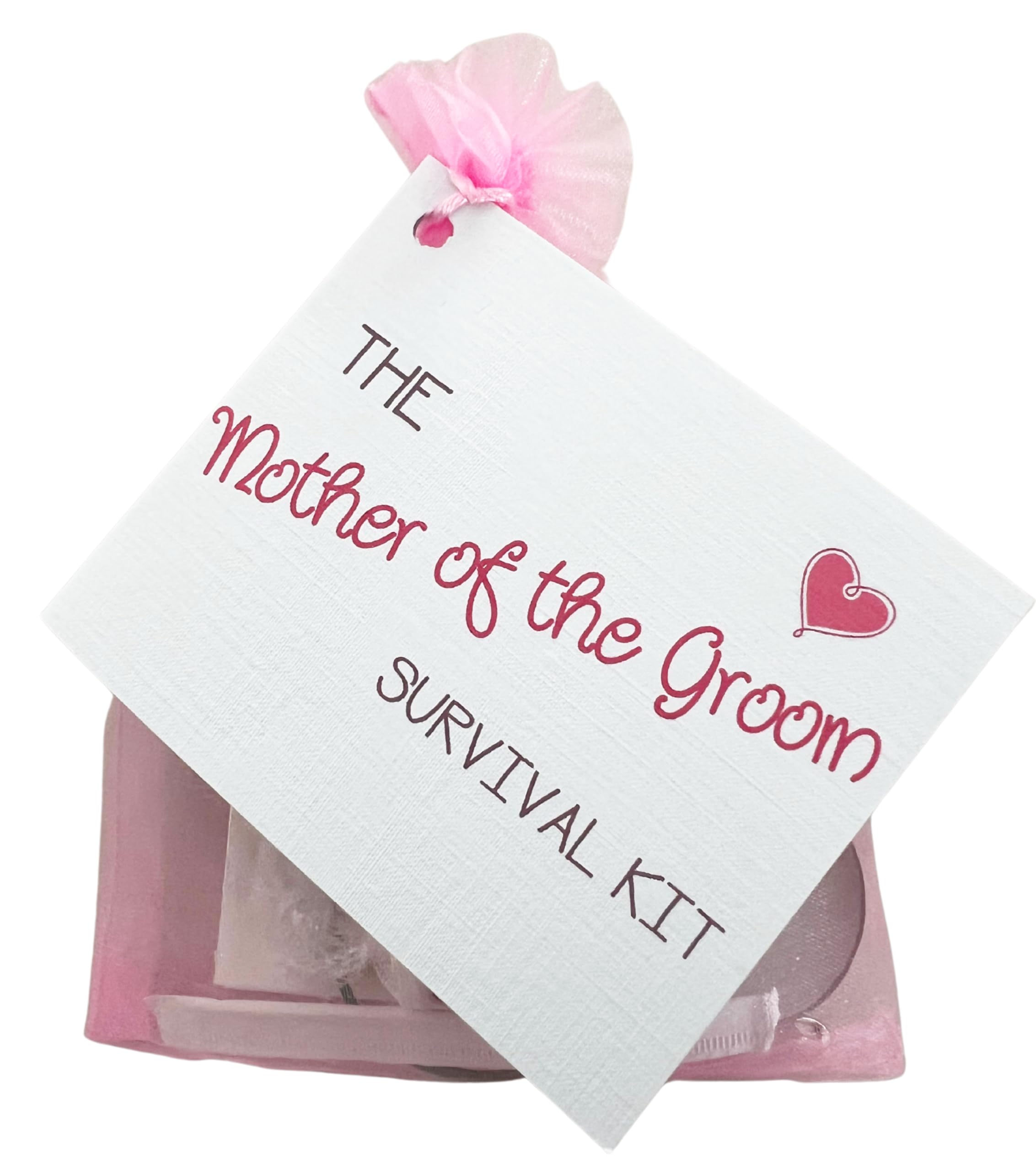 Mother of the Groom Survival Kit. Thank You gift & card keepsake. Novelty wedding gift