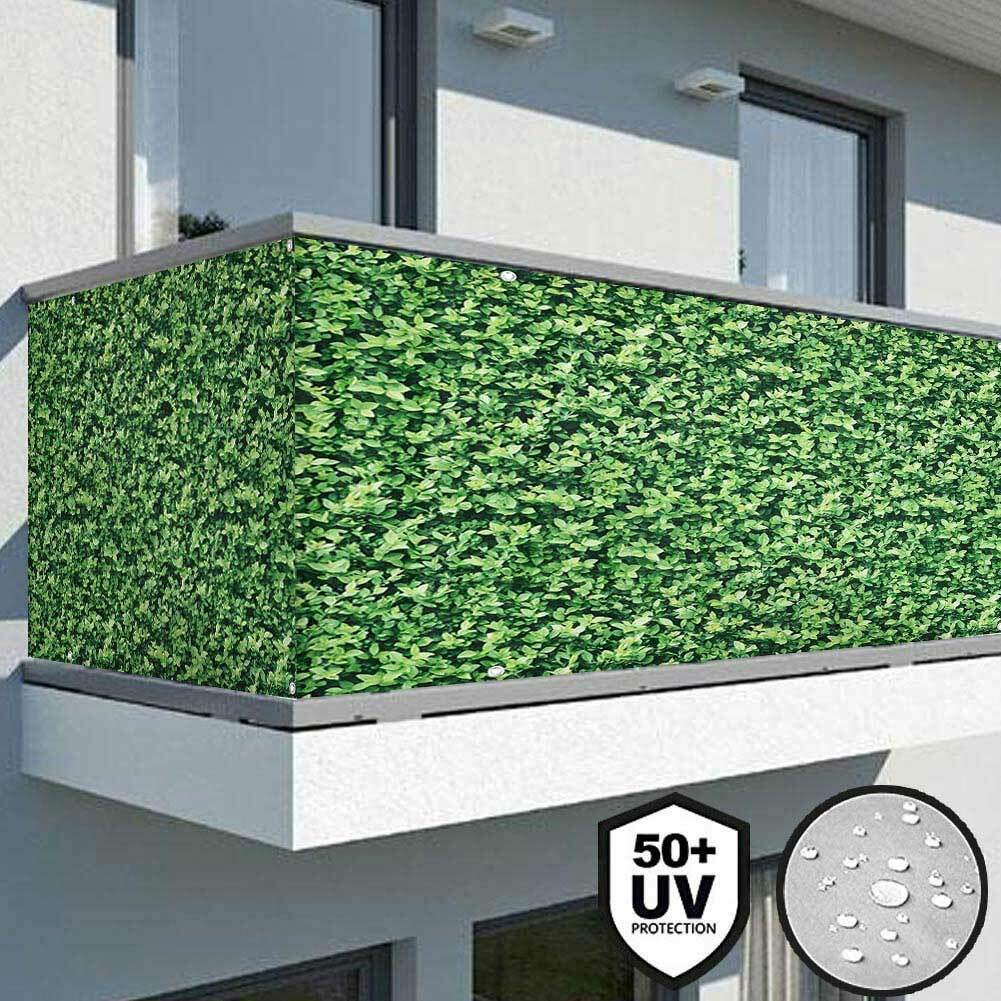 BAKAJI Telo Copertura Frangivista Frangivento per Ringhiera Protezione Balcone Dimensione 600 x 90 cm in Tessuto PVC Aggancio ad Occhielli Corda 24mt Inclusa