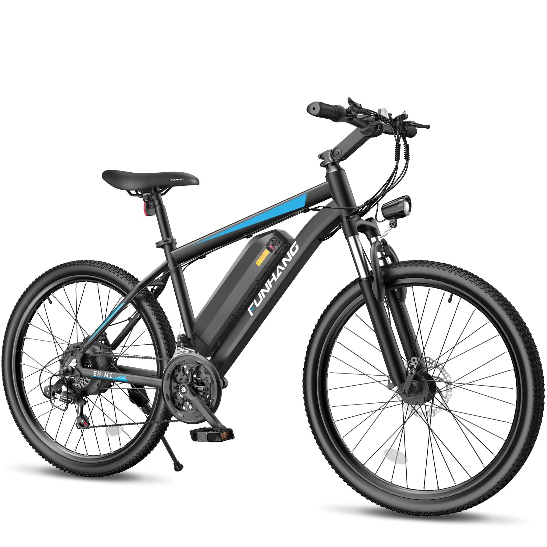 Electric Bike for Adults, 1000W Peak Ebike, 50Miles 21.7MPH Electric Mountain Bike, 26" Adult Electric Bicycle with 48V Removable Battery, Adjustable Stem, Fenders, 21 Speed, UL 2849 Certified