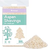 Vista 7 de Niteangel Virutas de Álamo Temblón - Cama para Hámster Sirio Enano, Jerbo, Ratones, Degu, Rata, Conejo, Conejito, Cobaya, Chinchilla, Erizo u Otras