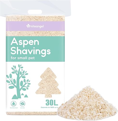 Niteangel Aspen - Ropa de cama para hámster enano sirio, jerbo, ratones degu, ratones, conejo, conejo, cobaya, chinchilla, erizo u otras mascotas