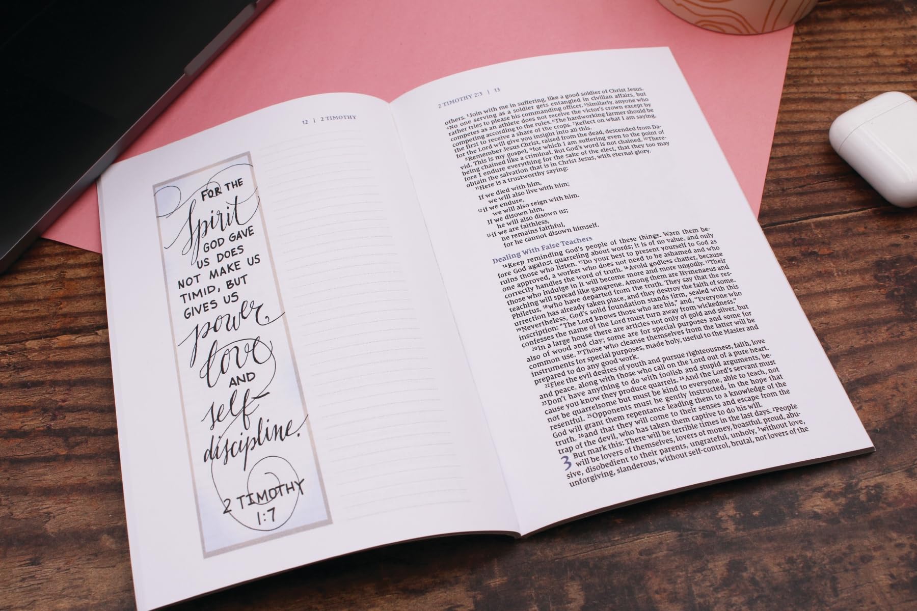 NIV, Beautiful Word Bible Journal, 1-2 Timothy and Titus, Paperback, Comfort Print - Image 3