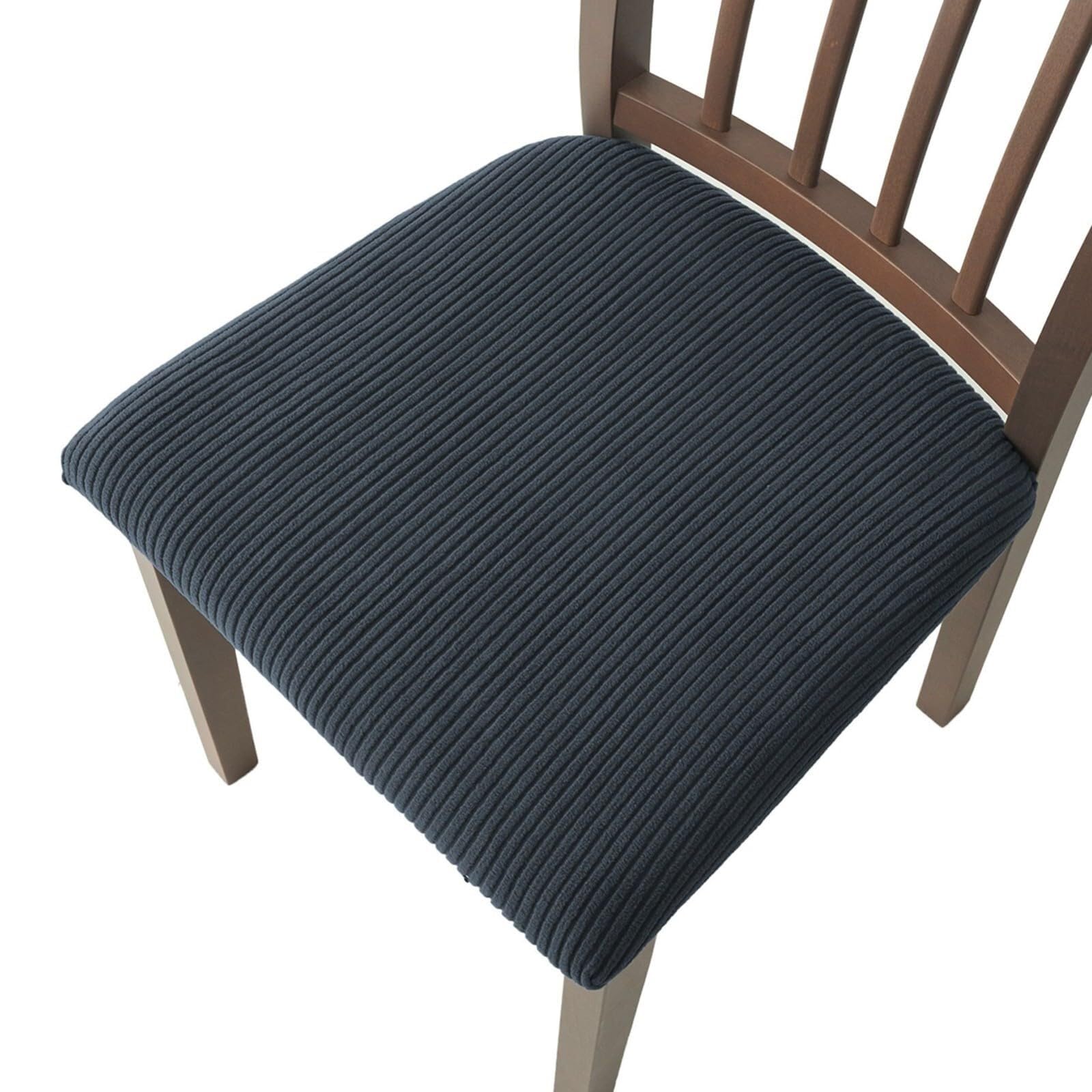 NMVAWIPT Seat Covers For Dining Chairs, Mid Century Modern Stretch Chair Cushion, For Dinings Room Kitchen Hotel Slipcovers(#4,4 Set)