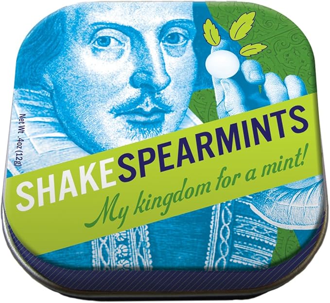 Welcher war John Nolan, Onkel von Christopher, britischer Schauspieler, der im Alter von 86 Jahren verstarb 10 71pmRedLHYL. AC SX679 The Unemployed Philosophers Guild ShakespearMints Breath Mints - William Shakespeare Mints, 1 Tin, Net Wt .4oz (12g)
