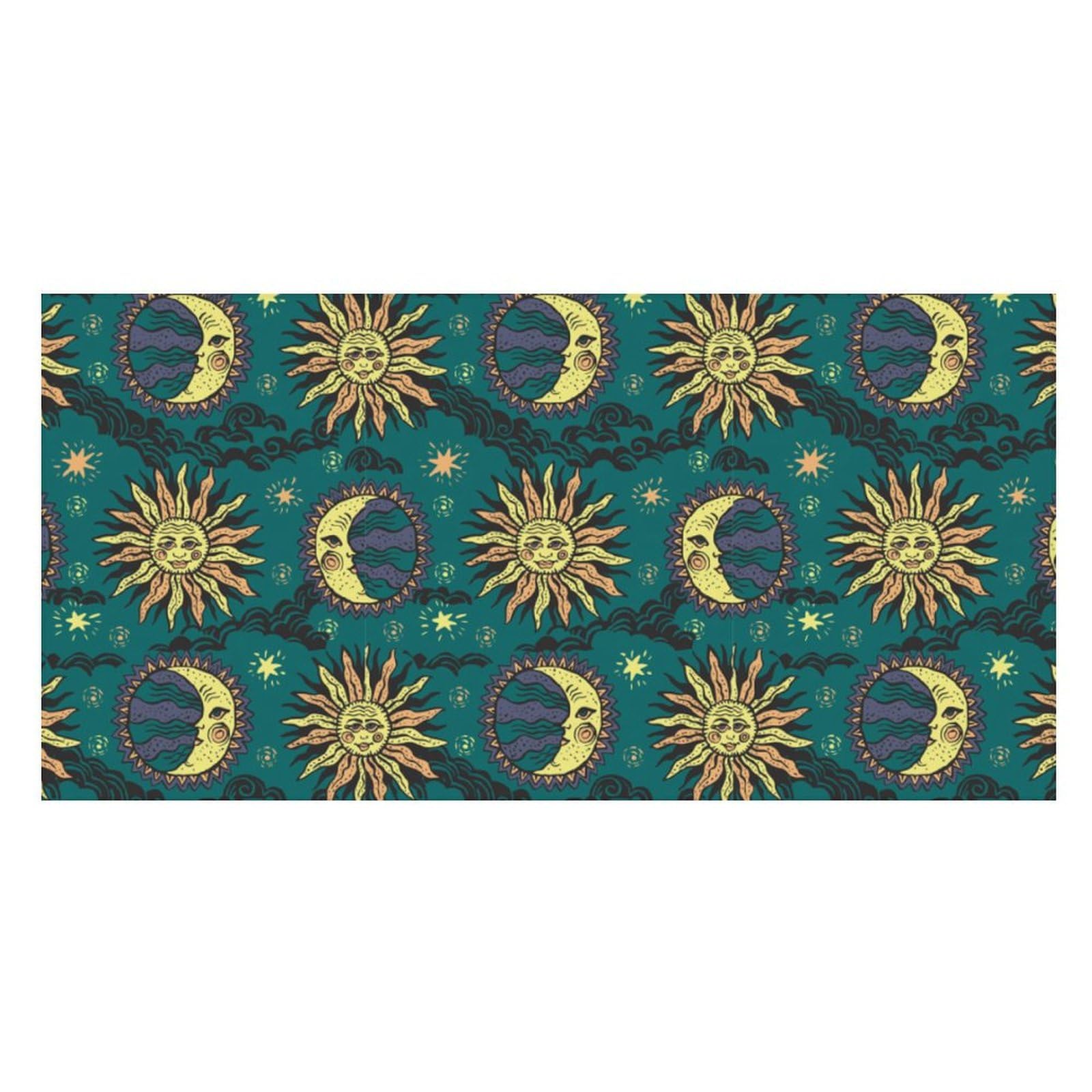 LWORZIIB Beach Towel, Sun And Moon Bath Towel, Pool Towel Great for Gym Swimming 80 X 160cm