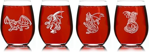 Miniatura 3 de Dragon stemless wine glass (set of 4)