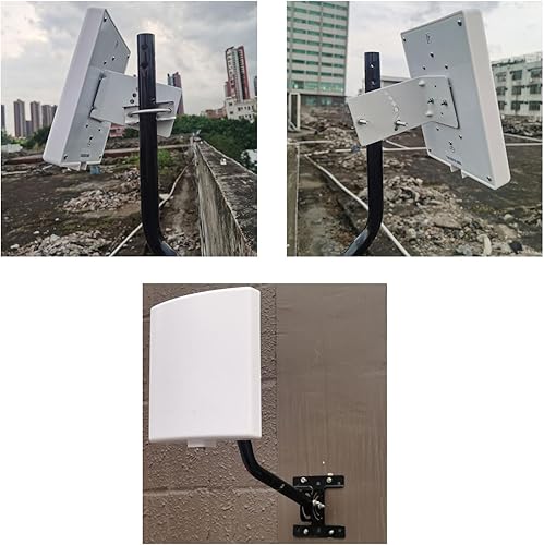 Miniatura 3 de Antena móvil GPRS 433MHz SMA SO239 UHF Antena móvil de alta ganancia con cable de 16.4 ft/poste de montaje para abridor de puerta eléctrico