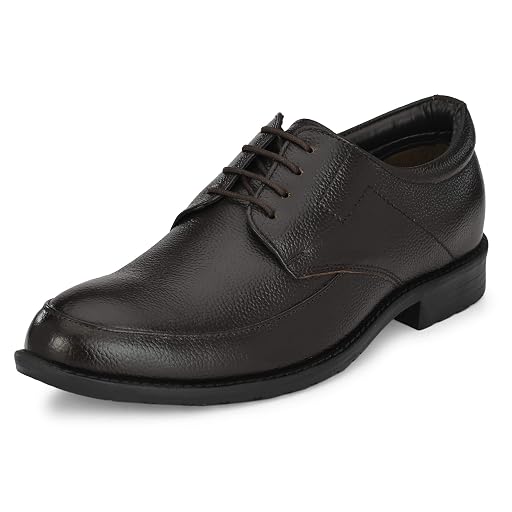 Burwood Brown Leather Derby Shoes