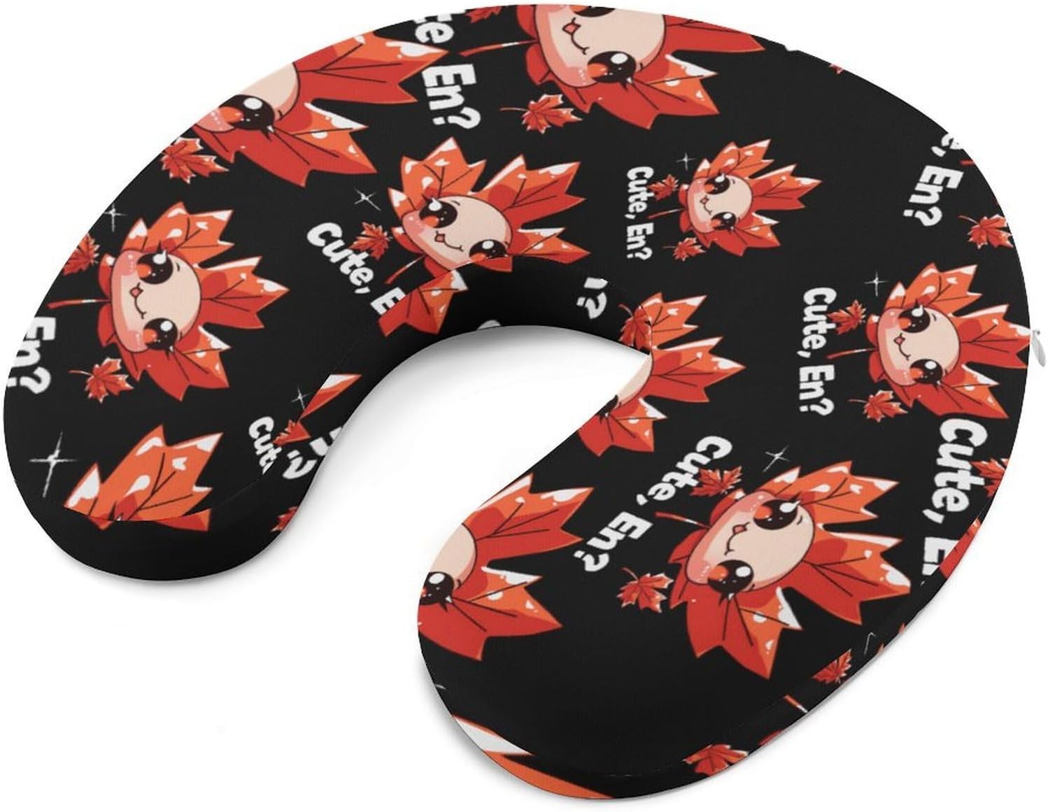 Eh Canadian Flag Maple Leaf Travel Pillow U Shape Neck Pillow Washable Pillowcase for Sleeping Chair