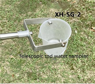 Telescopic Rods Water Sampler,1000ML Telescoop Water Sampling Dipper System Stainless Steel Rod Plastic Ladle Pendulum Beaker Sampler Water Sampling Rod Vertic(Size:0.86m-2m/2.8ft-6.6ft,Color:Plastic)