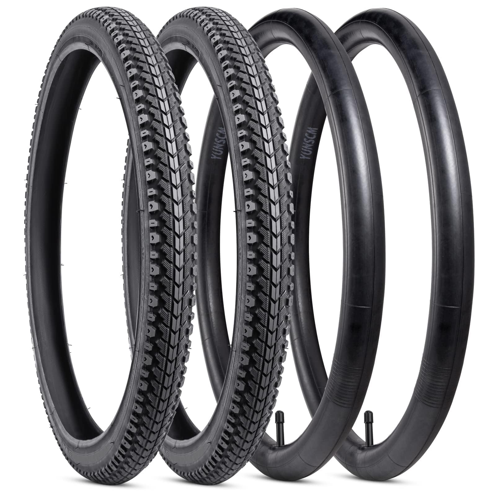 YunSCM 2Pcs 20 Zoll Fahrradreifen 20x1.75 Mantel 47-406 kompatibel 20x1.75 Stadt/Straße Reifen