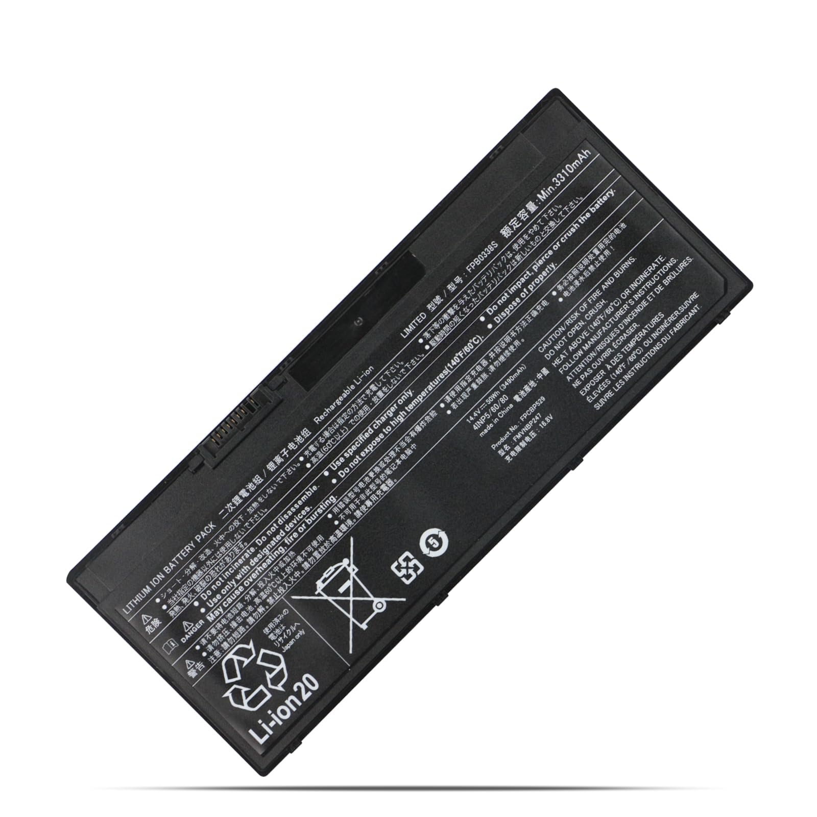 Amazon.com: MULS 50Wh FPB0338S Laptop Battery Replacement for