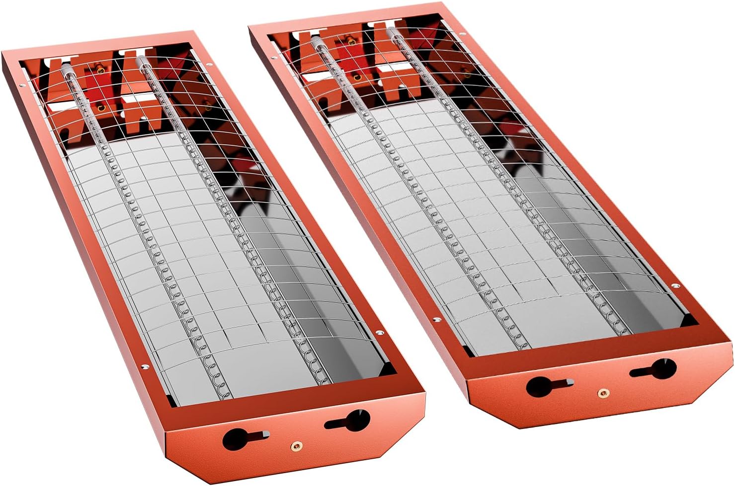 2PCS Infrared Paint Curing Lamp 2000w Paint Booth Lightspaint 110v Booth Heater Infrared Heat Paint-Stripper for Automotive Spray Booths Far Infrared Radiation Heating, Adjustment Angle