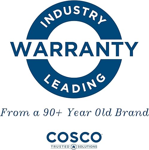 Miniatura 6 de COSCO Mesa utilitaria plegable para interiores y exteriores, altura ajustable, de 4 pies, color negro