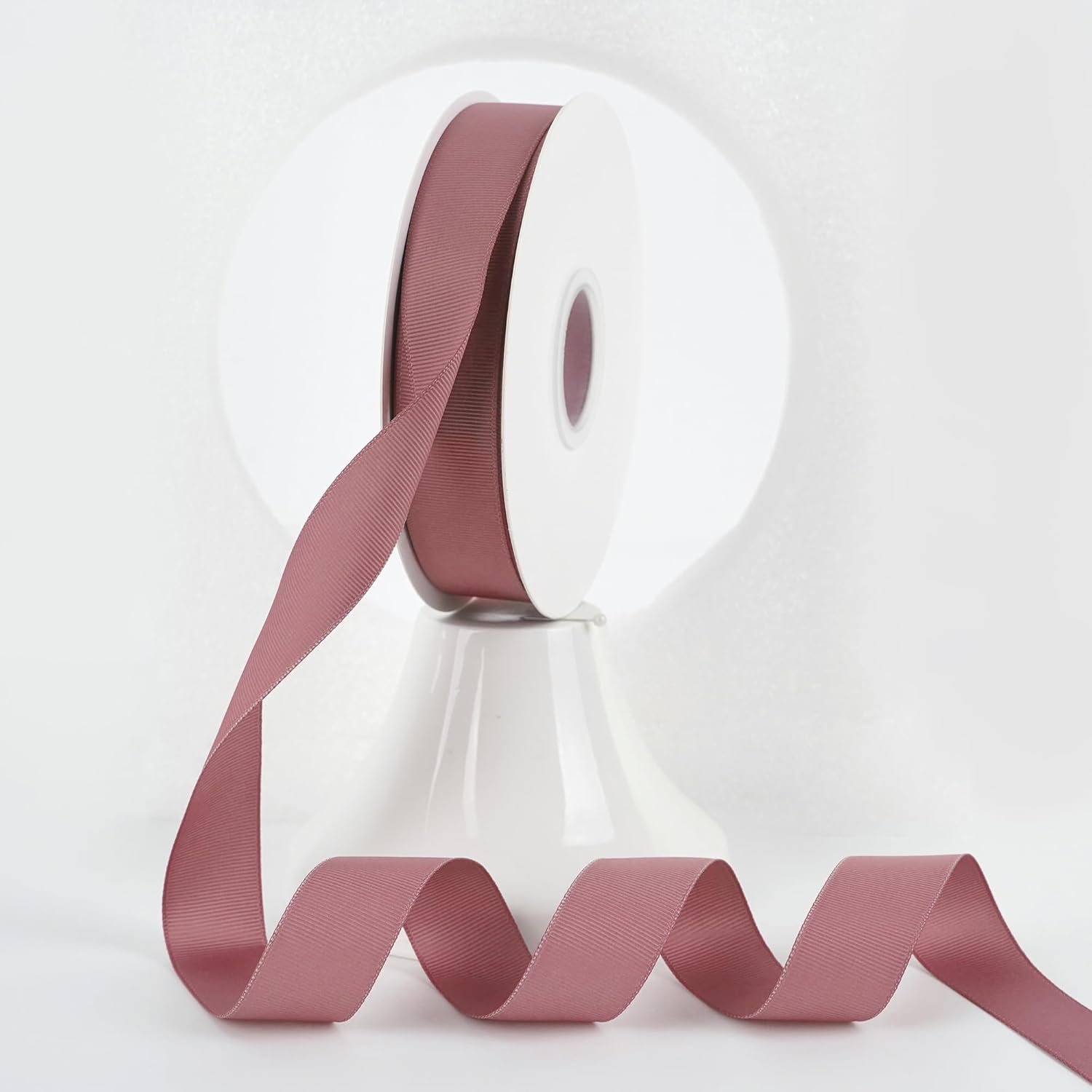 Amazon.com: MEEDEE Rosy Mauve Grosgrain Ribbon 1 Inch Grosgrain Hair ...
