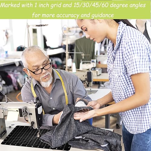 Miniatura 5 de Jonnick Alfombrilla deslizante de acolchado con respaldo pegajoso, accesorios de acolchado de movimiento libre, rejilla marcada para facilitar la