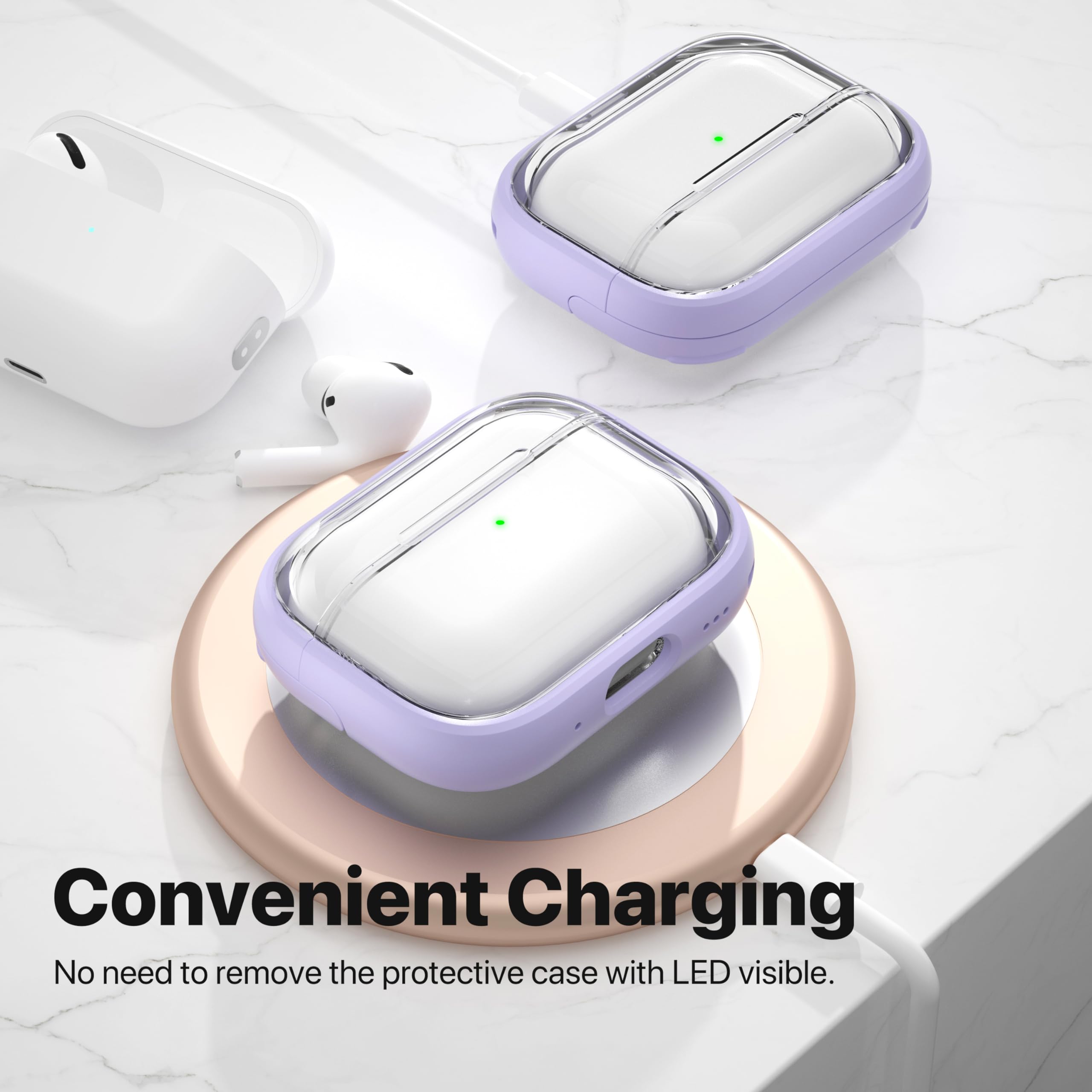 Amazon | Valkit Airpods Pro 第2世代/第1世代ケース クリア Airpods