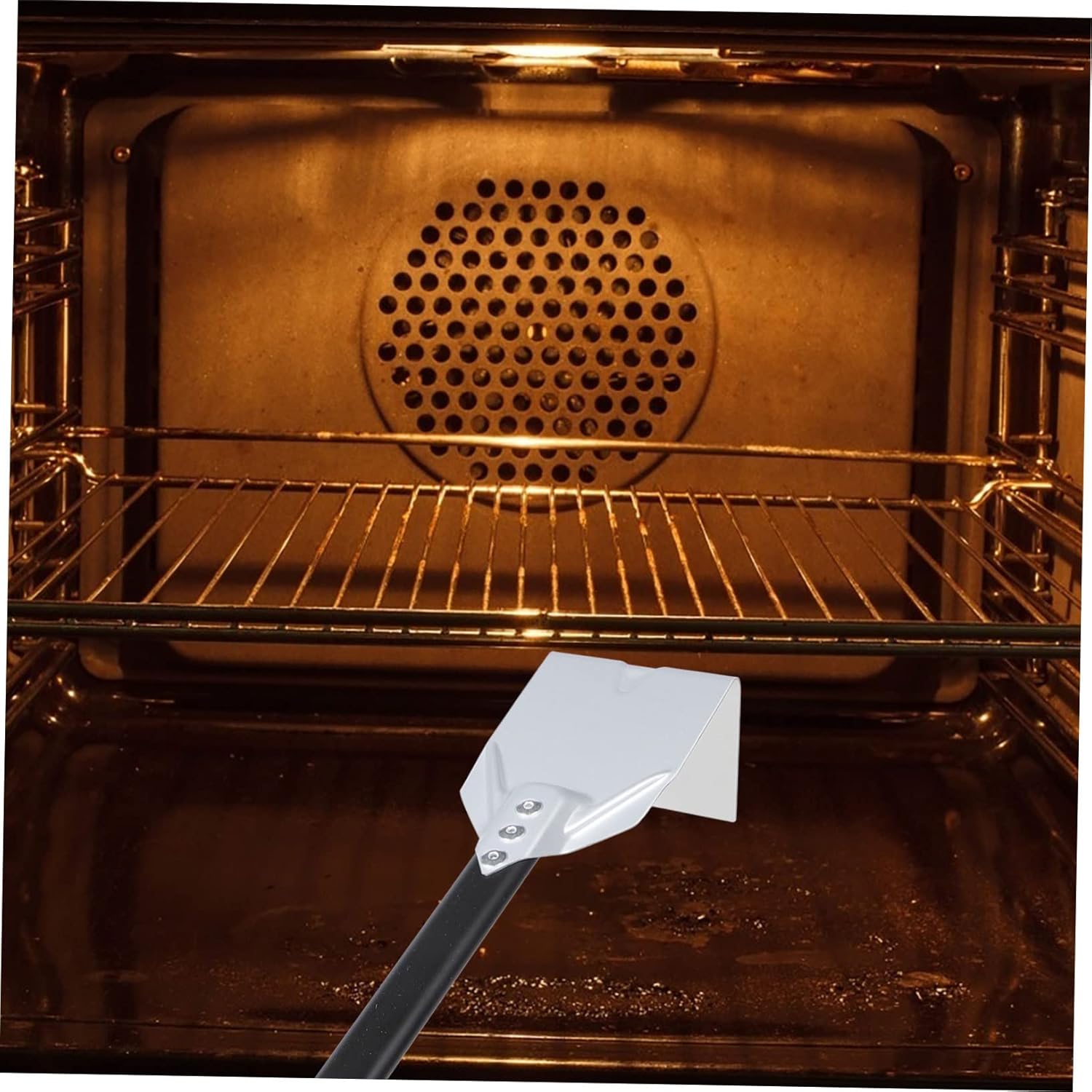 Long Handle Cleaning Scraper for Grills Dusters for Cleaning Stove Top and Grill Spatula