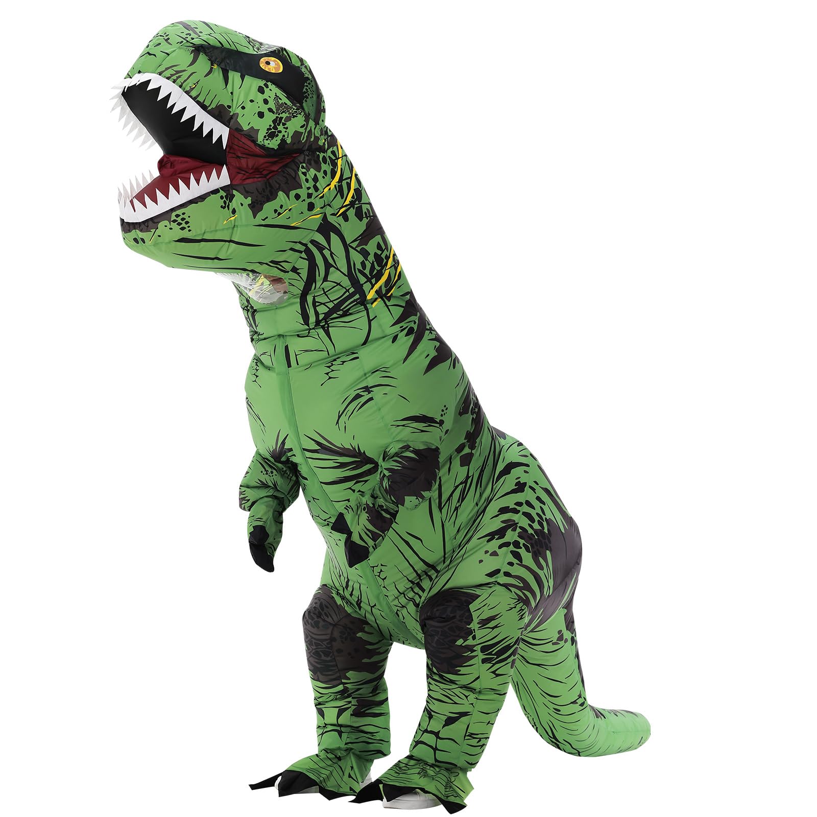 Nadmuchiwany kostium dinozaura dla dorosłych dzieci, kostium dinozaura T-Rex, zabawny kostium dinozaura na Halloween, imprezę, cosplay, fantazyjny kostium, dla mężczyzn i kobiet