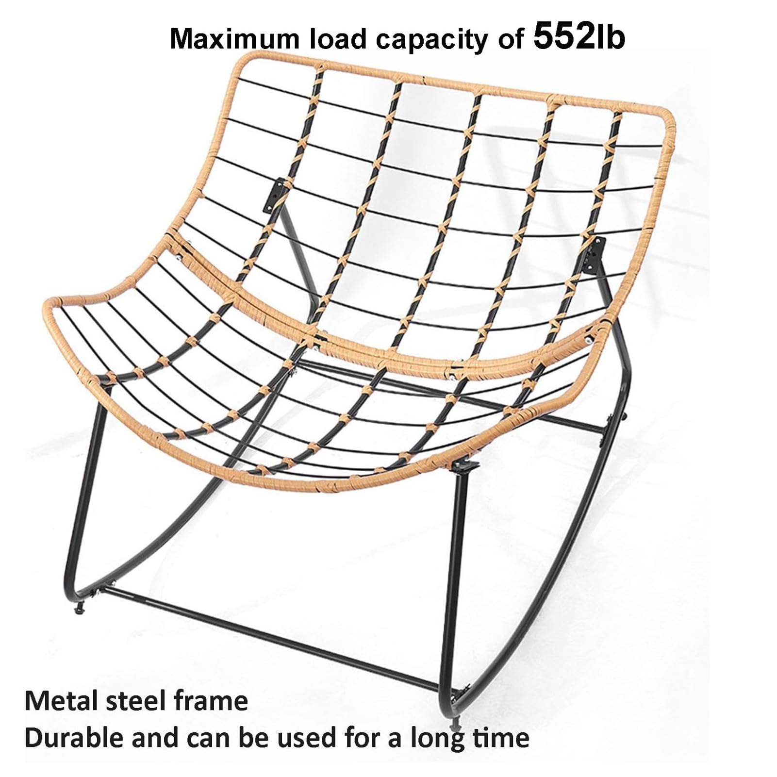 Coussin Pour Fauteuil Papasan Ou Chaise Suspendue - Rembourrage épais, Tissu Imperméable - Pour Intérieur Et Extérieur