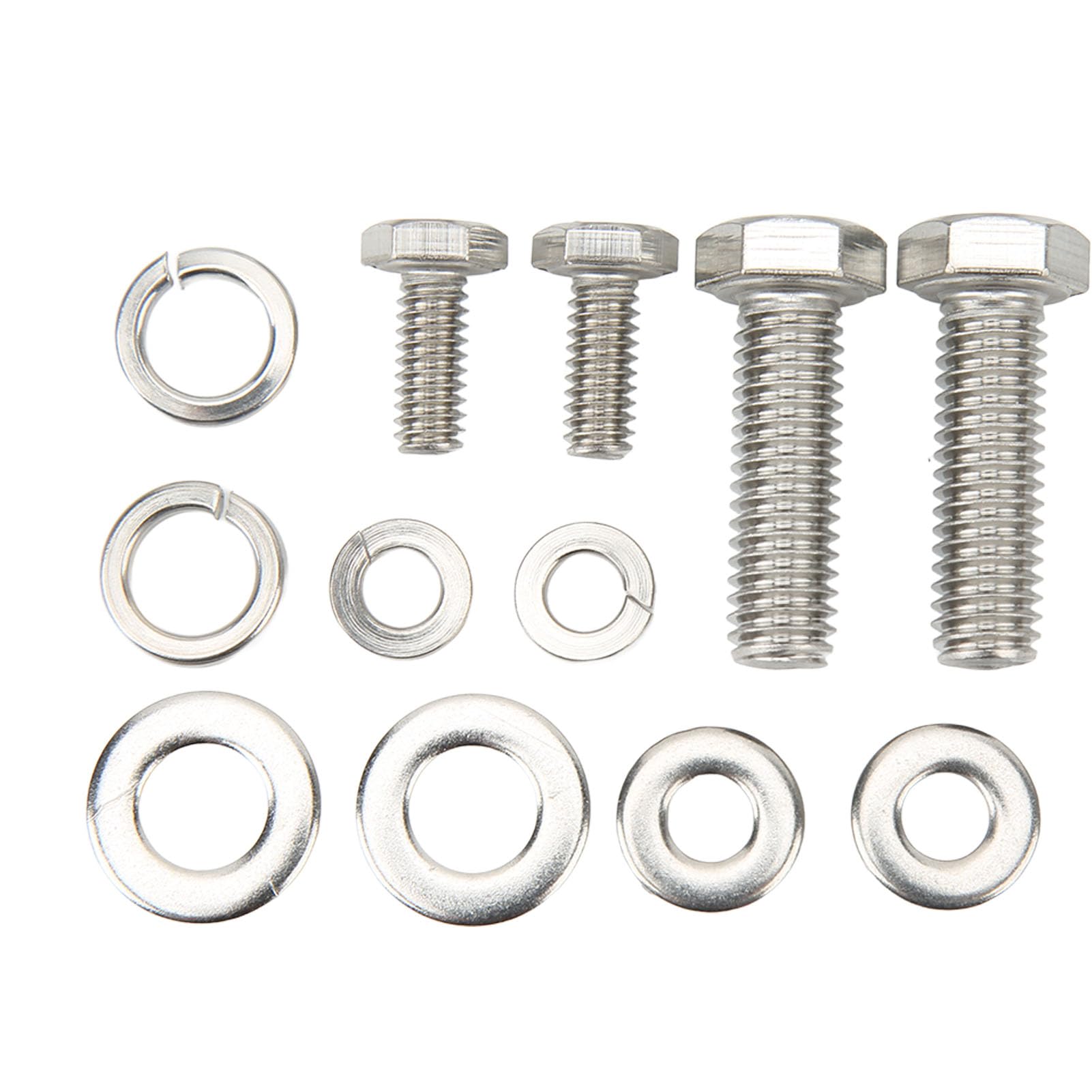 Kit di bulloni esagonali per motore in acciaio inossidabile da 211 pezzi per Small Block 265 283 305 327 350 400, bulloni ad alta resistenza e antiruggine con rondelle e dadi per