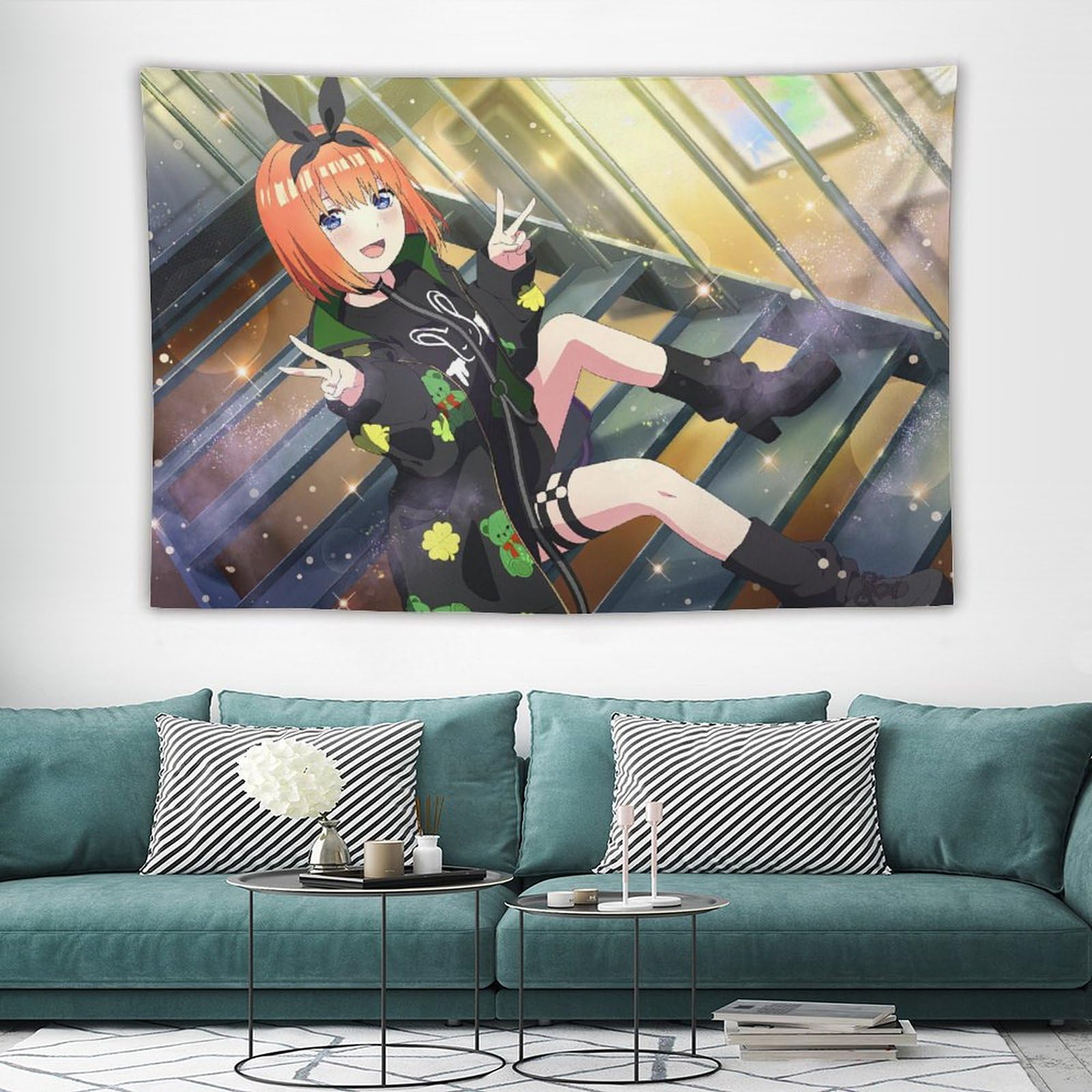 Amazon.co.jp: 五等分の花嫁 中野四葉 タペストリー 壁掛け 多