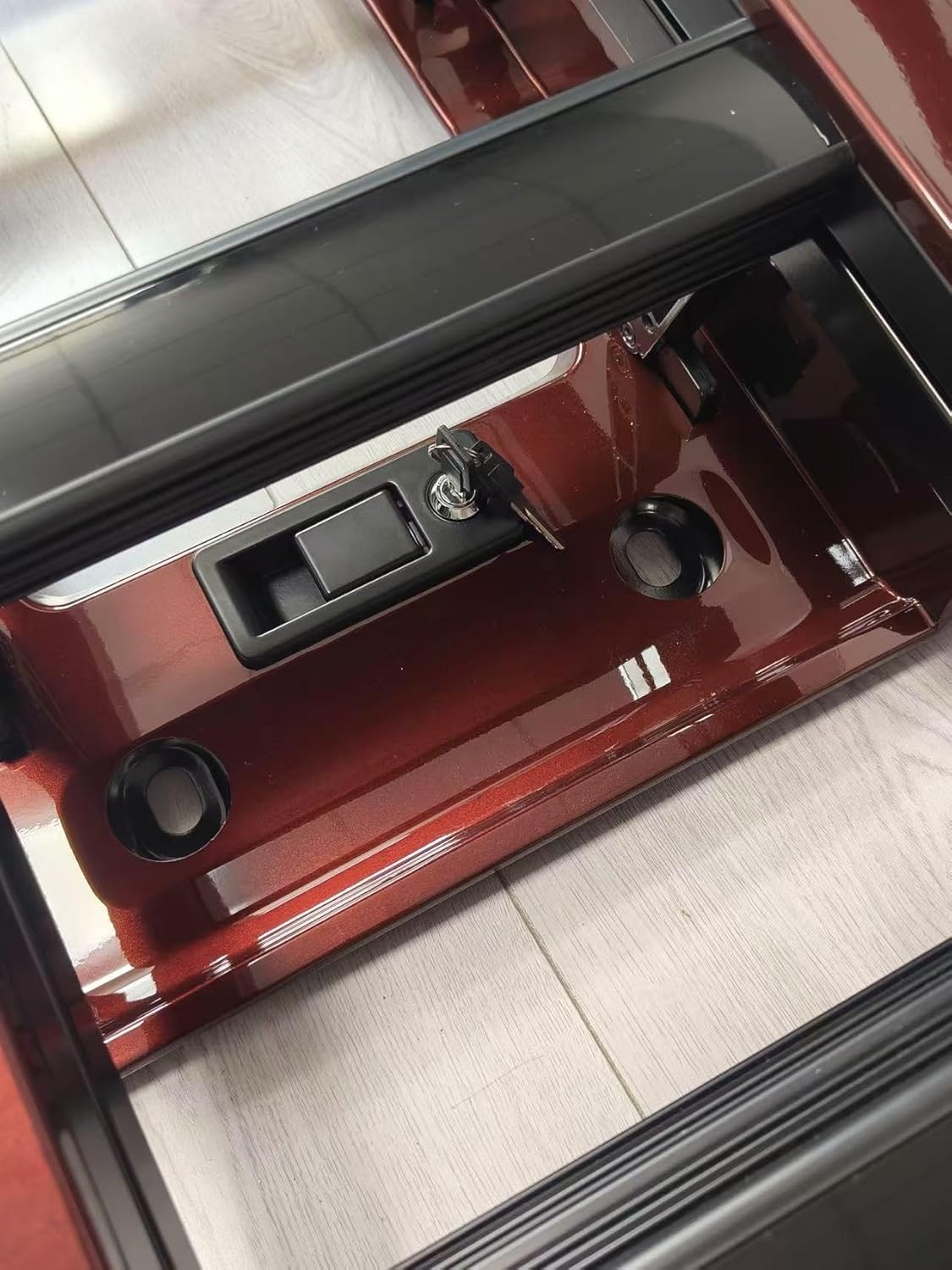 Sedona Red Side Access Ladder fits for Land Rover Defender 110 90 130 2020 2021 2022 2023 2024 Rack Side Window Roof Step Ladders