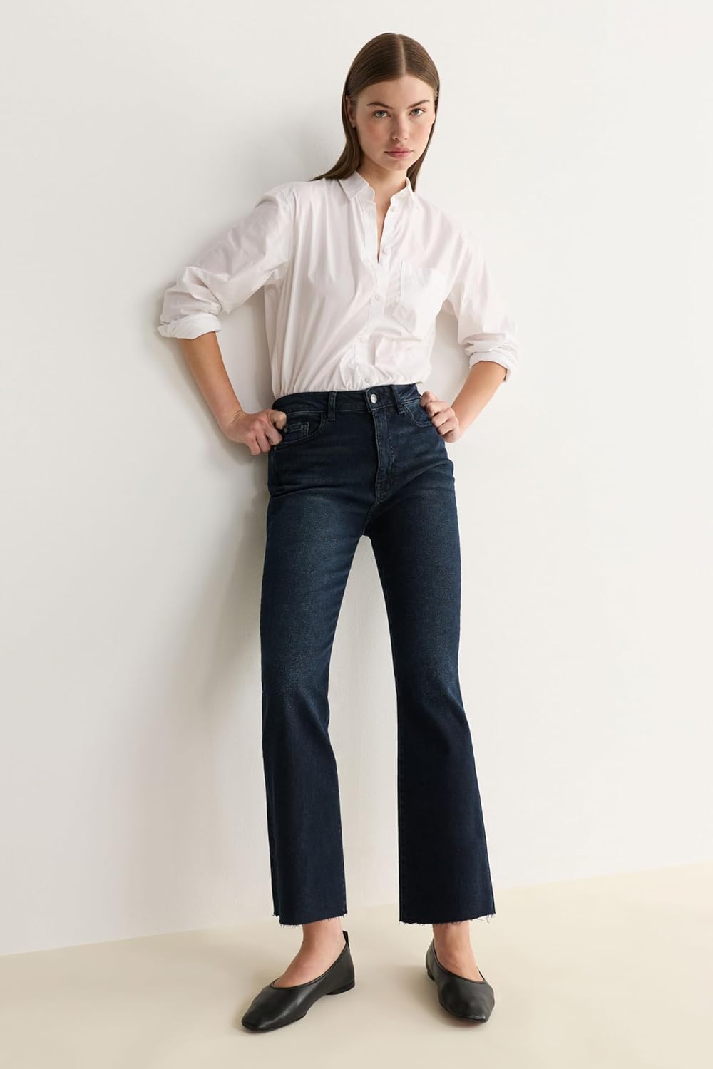 Warp + Weft Women's NAO Bootcut Jeans - High Rise