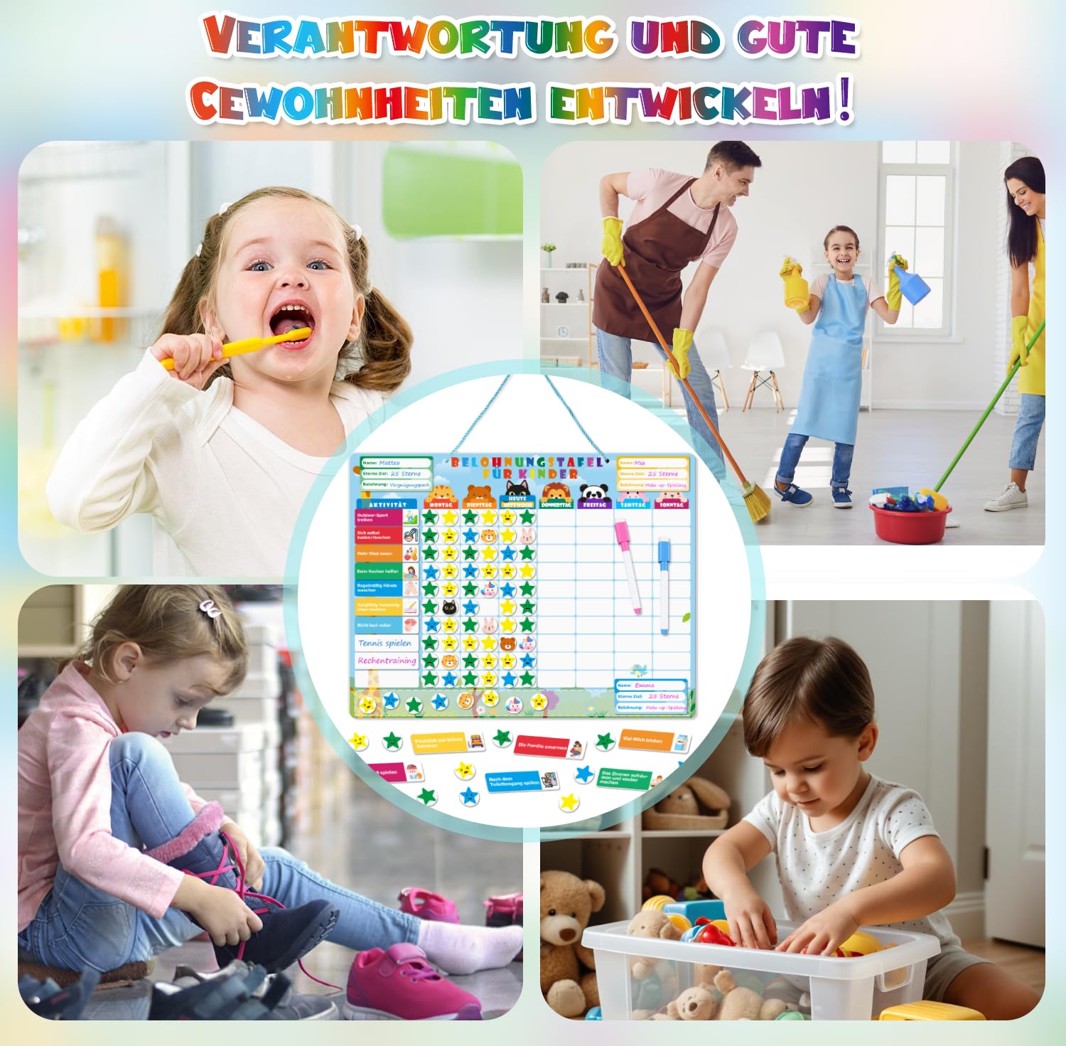 A3 Tabella Comportamentale –Agenda Visiva Bambini Autismo –ABA per Aule