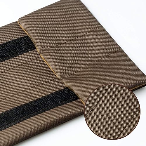 Miniatura 4 de Tope impermeable para puerta doble, tamaño ajustable, de 30 a 36 pulgadas, bloqueador de ruido, bloqueador de brisa de ventana