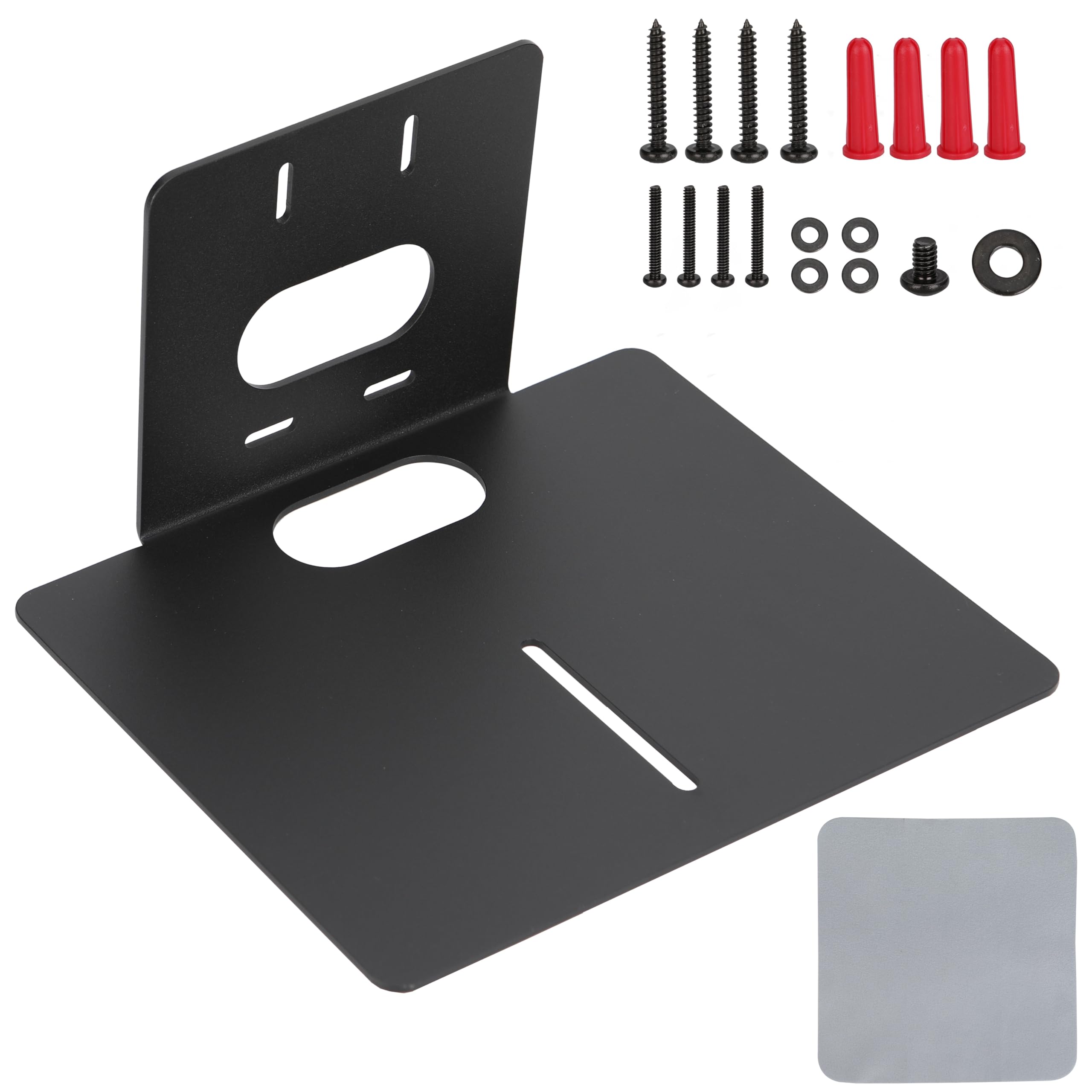 IRSTBL – PTZ Camera Wall Mount Bracket Black – Heavy-Duty Steel Centre-Mount Support, Powder-Coated Finish, 25×20.5×13 cm, Includes Hardware & Cloth (Black, 1-Pack)