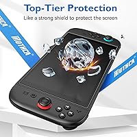 Vista 4 de Mothca Paquete de 2 protectores de pantalla de vidrio mate para Nintendo Switch 2 modelo 2025 [7.9 pulgadas] antirreflejos y antihuellas dactilares