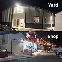 Vista 6 de HYPERLITE Luz de Inundación LED 100W 11000LM, 5000K Luces de Inundación al Aire Libre con Montura de Nudillo, Luces de Inundación Impermeables IP65