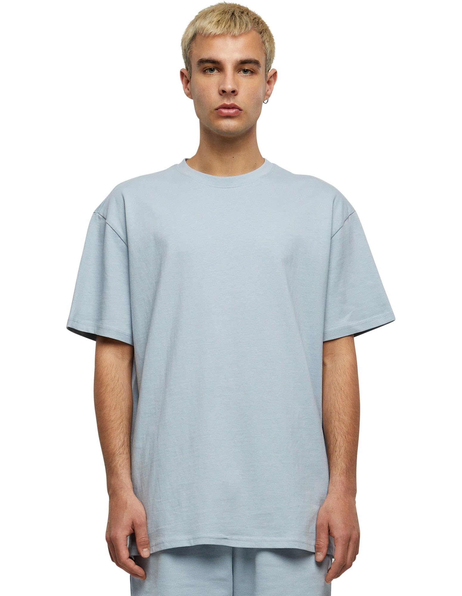 Urban Classics Men's Heavy Oversized Tee Wide Cut, Long Tee, Short Sleeves Shirt with Crew Neck, 100% Jersey Cotton (pack of 1)
