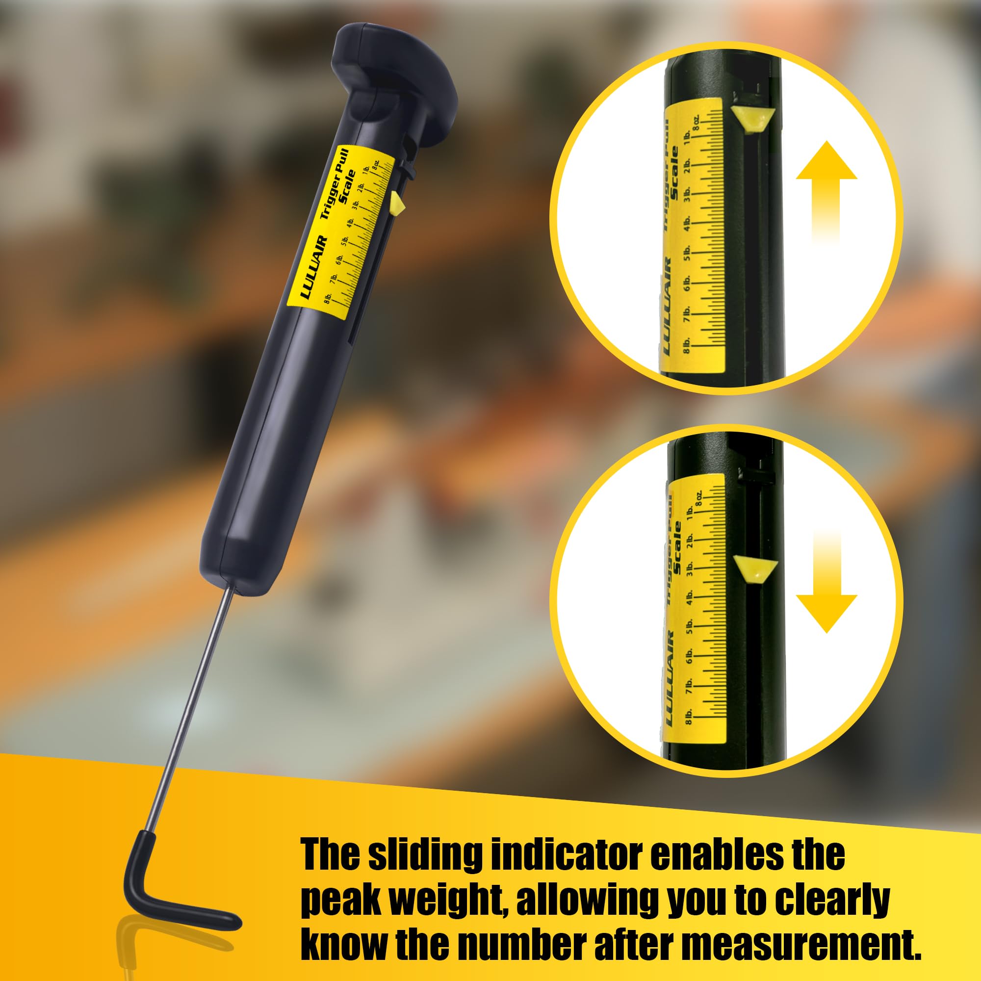 Trigger Pull Scale - Measure Pull Force 8oz-8lb -3