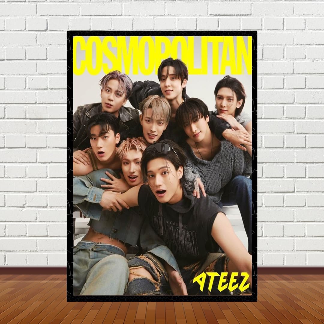 ATEEZ | K Pop Posters for Wall | Idol Group | 400 GSM | Gloss