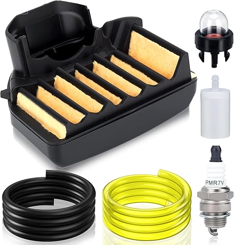 455 Air Filter Tune Up Kit for Husqvarna 455 Rancher 460 Rancher 460 455E 461 Chainsaw 537255701 Maintenance Kit with Fuel Filter Spark Plug Primer