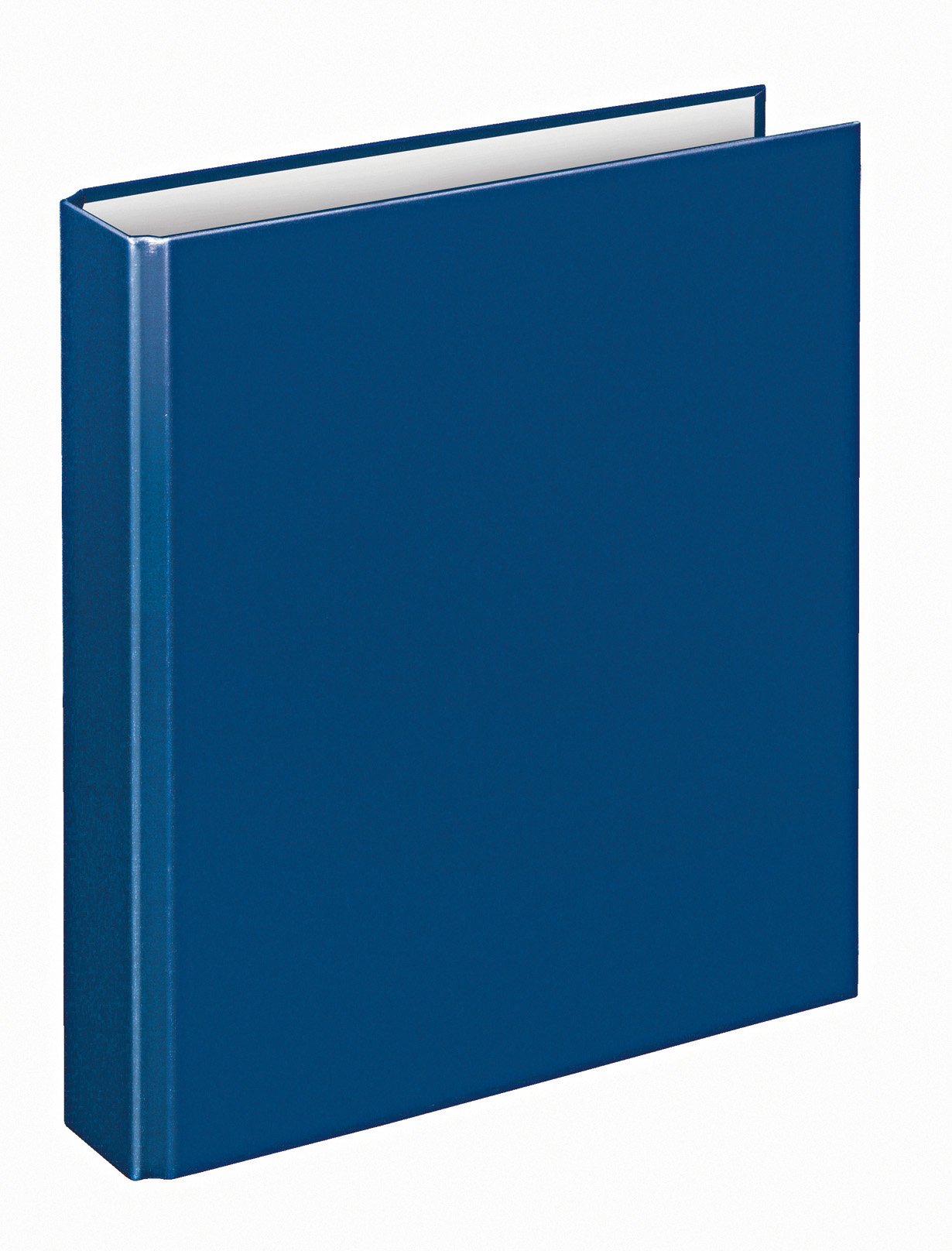 VELOFLEX 1153050 Basic Ring Binder, DIN A5, Pack of 1, Blue, Filling Height 25 mm, Ring Binder with 4 Ring Mechanisms, Narrow Folder