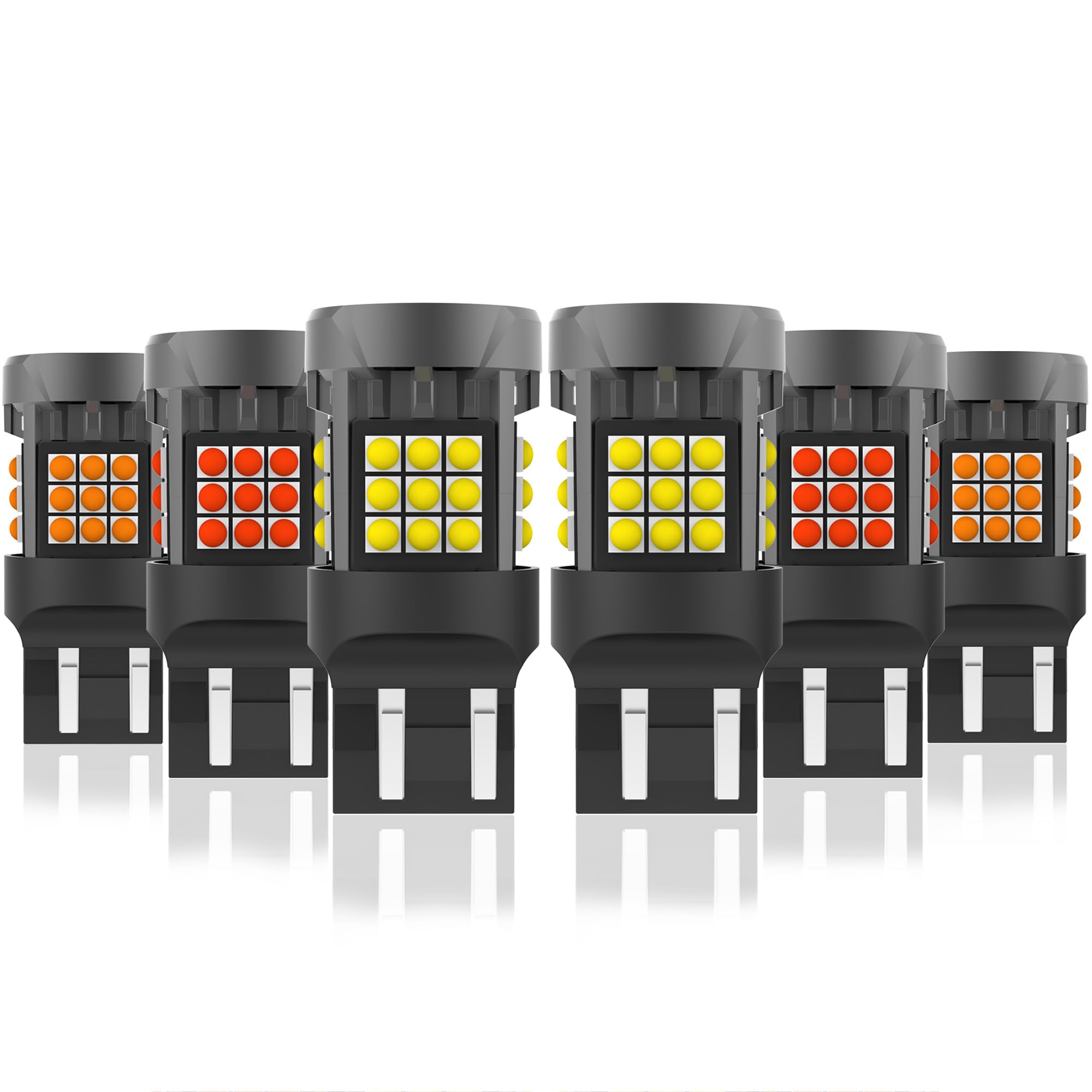 FAXCARS 6-Pieces LED Tail Light Kits for Honda CRV 2002-2008 2009 2010 2011 2012 2013 2014 2015 2016 Rear Turn Signal Light + Backup Reverse Light +