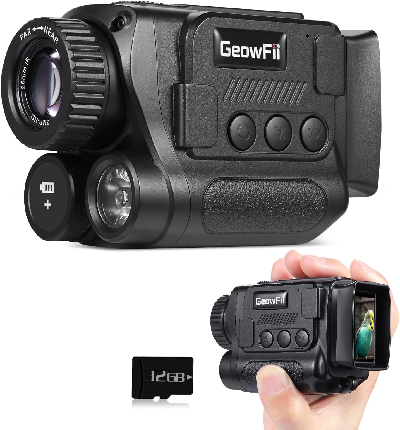 Night Vision Monocular, 4K Upgraded Digital Monocular with Night Vision