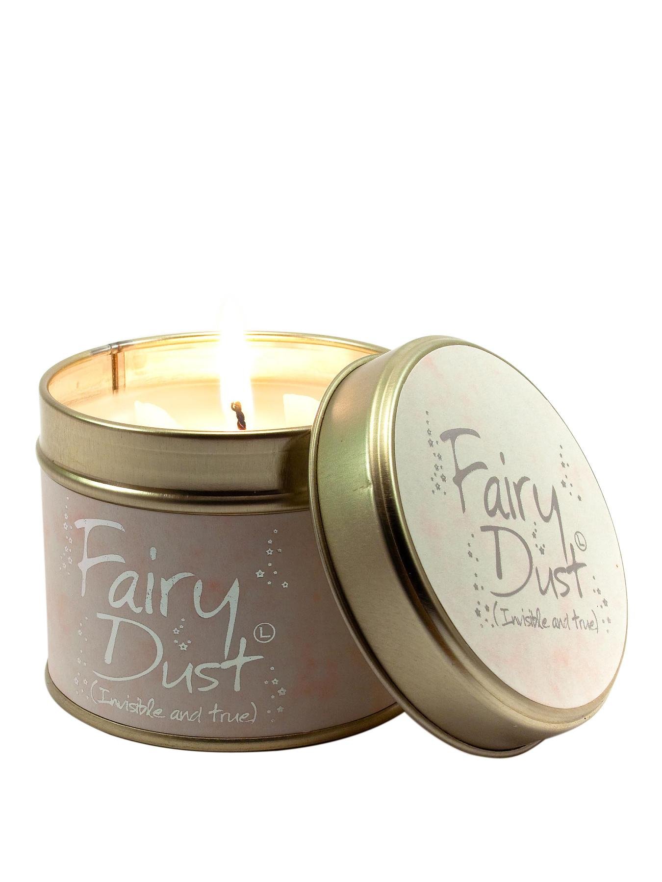 Lily-Flame Fairy Dust Tin Candle
