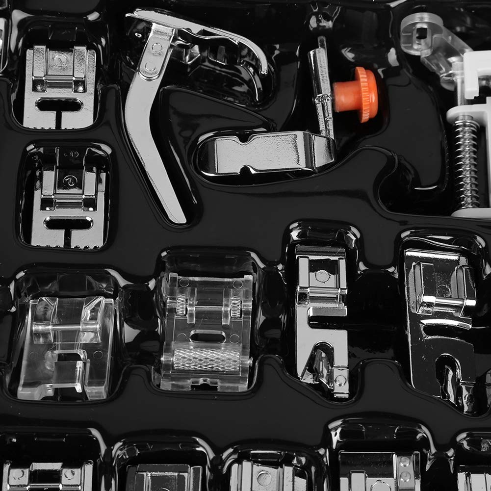 Juego de 62 Piezas de prensado para máquina de Coser Multifuncional para el hogar, para máquinas de Coser, para Babylock, Singer, Elna