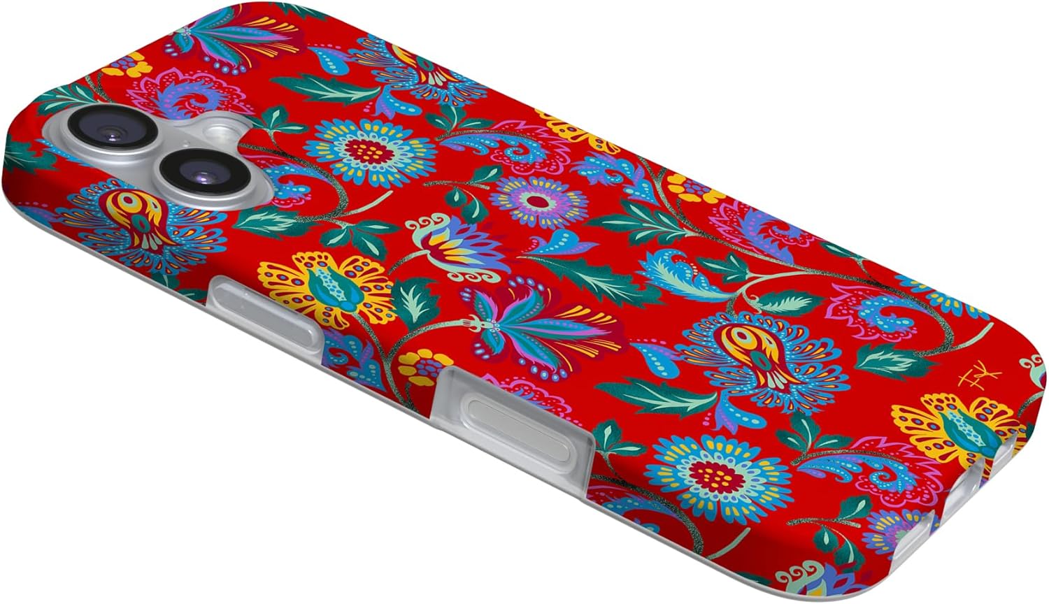 Casely iPhone 17 Case | Painted Flowers | Frida Kahlo Floral | Compatible with MagSafe | Classic Ultra Slim Design