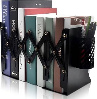 Volo Expandable Bookcase Desktop Bookend Stand Holder Adjustable Book Rack for Kid Office Book Organizer Box Book Stand, B... Price In India