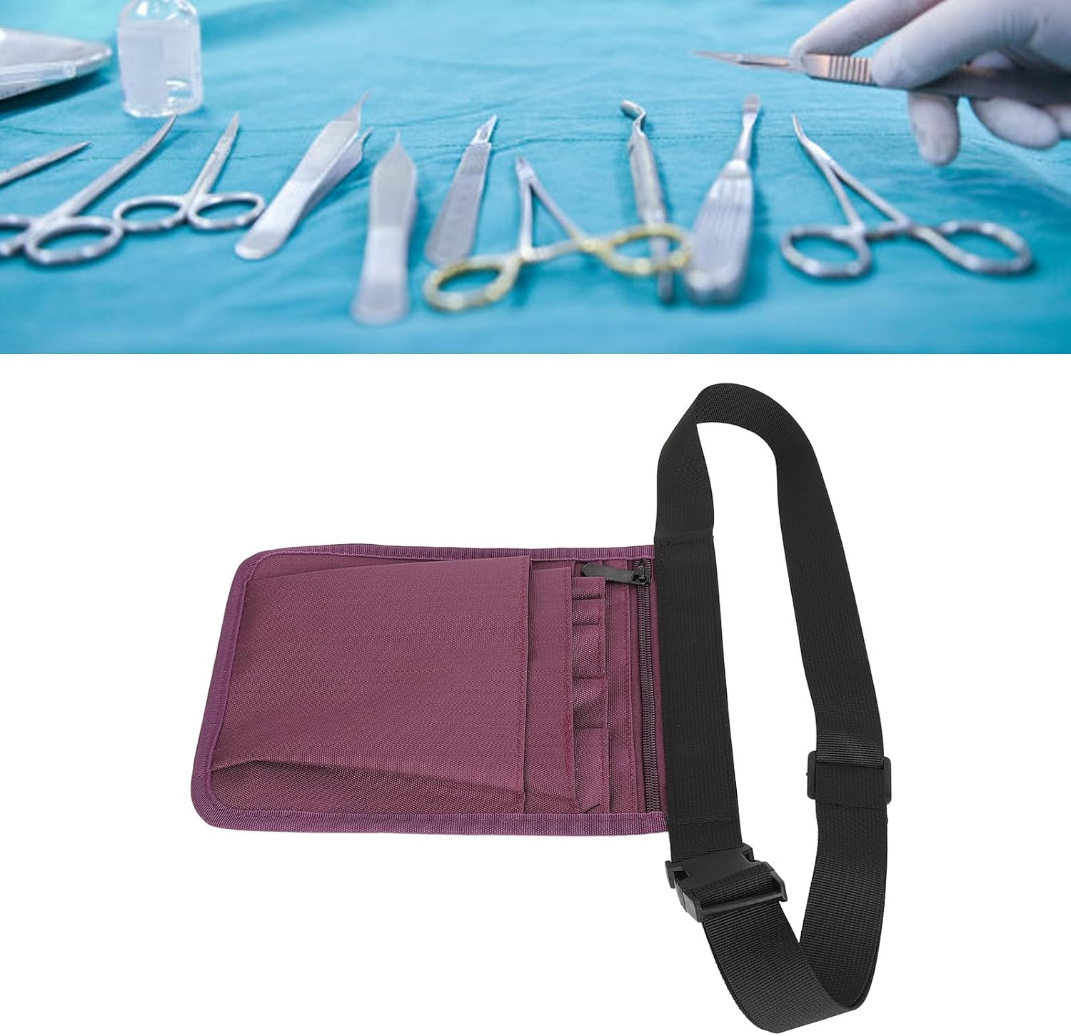 Semme Nurse Utility Organizer, Large Capacity Waist Organizer with Multiple Pockets, Nylon Tool Belts Quick Access, and Versatile Organization ()