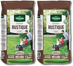 Vilmorin Rustic Lawn Bags - 2 Pack - 5kg - Strong and Dense Lawn