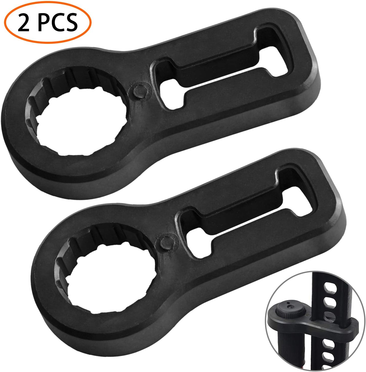 Handle-Keeper for Jack Handle Keeper Robust Rubber Jack Pads 2 Pcs Black Hold Jack Handle for Farm Jack Lift Jack Mount