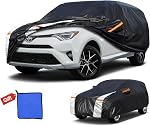 350Z Car Cover 100% Waterproof All Weather, Gift with Towel, 10 Layers Car Covers Custom Fit 2009-2025 350Z/370Z, Full Exterior Cover Rain Sun UV Protection with Door Zipper.