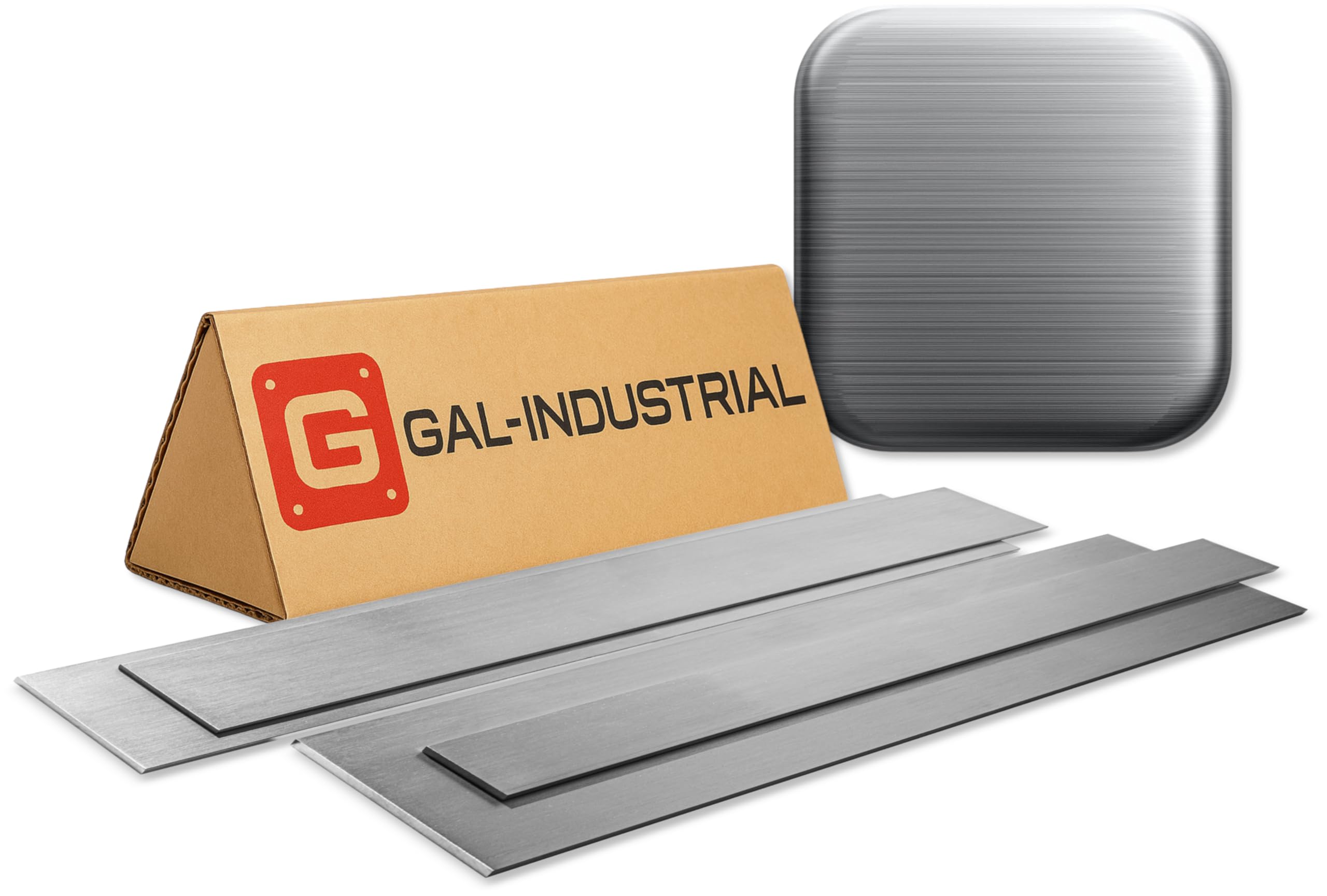 GAL - INDUSTRIAL Płaskownik Aluminiowy Szczotkowany 100x4 mm | Długość 140 cm | Odporny na Korozję, Lekki | Cięcie na Wymiar