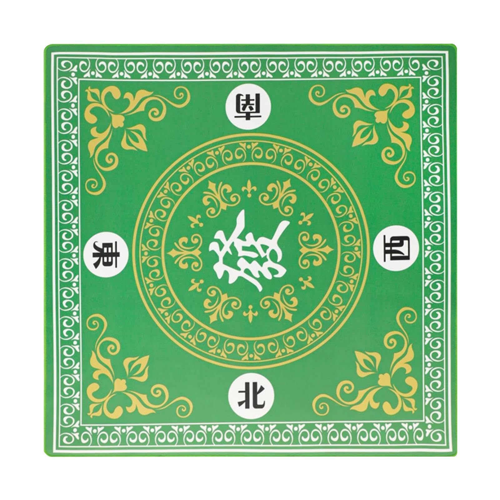 Mahjong Mat – Tapis de Jeu carré de 80 x 80 cm – Housse antidérapante pour Les Amateurs de Mahjong, Tapis de Jeu pour Jeux de Cartes de Poker
